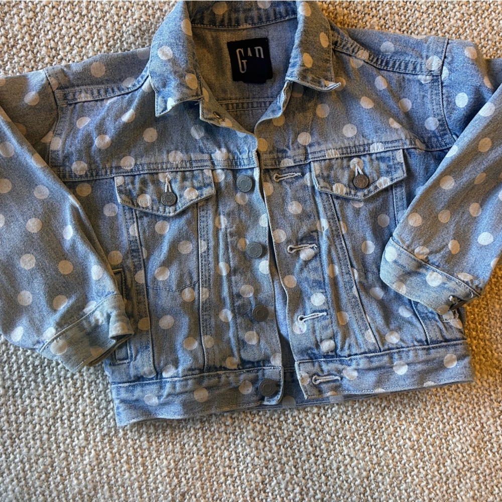 Vintage GAP Light Blue Denim Jacket kids XS